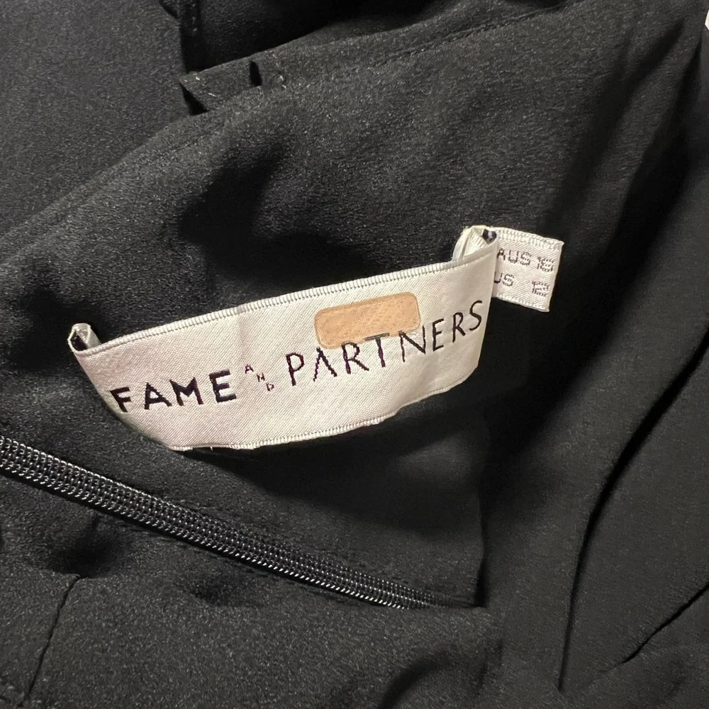 Fame & Partners black Margaux Dress size 12 - Picture 5 of 5